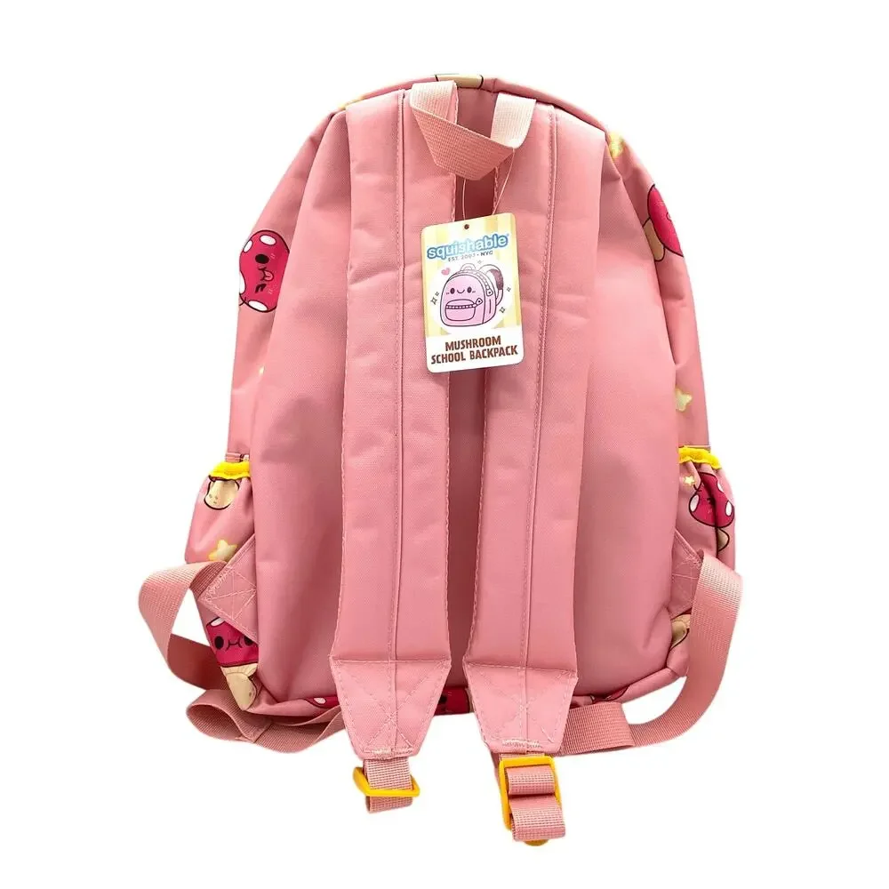 Squishable Pink Mushroom Backpack - Girls Child's Kids New with Tags